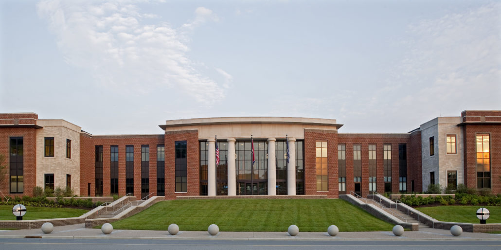Images of the new Franklin Police headquarters on Columbia Avenue in Franklin TN. Designed by architect James Kennon.